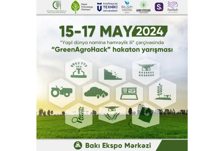 “Caspian Agro 2024” sərgisi çərçivəsində "GreenAgroHack" hakaton yarışması keçiriləcək