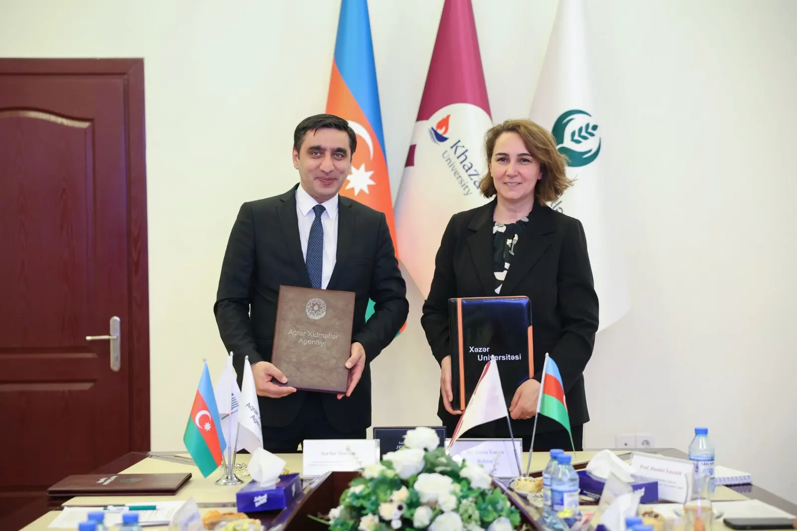 Aqrar Xidmətlər Agentliyi ilə Xəzər Universiteti arasında əməkdaşlıq görüşü keçirilib