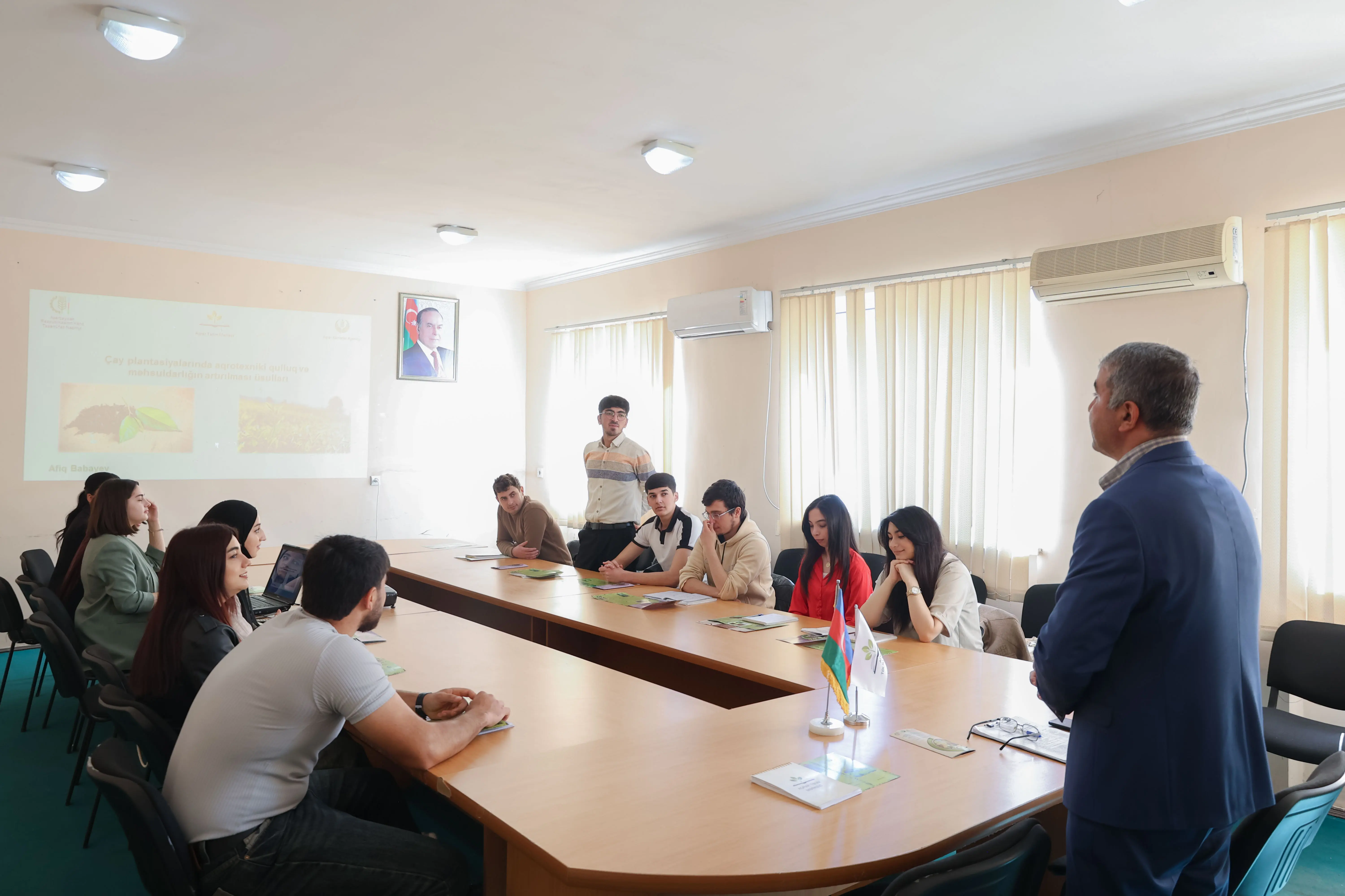 Lənkəran Dövlət Universitetinin tələbələri Aqrar Təlim Mərkəzində istehsalat təcrübəsinə cəlb olunub