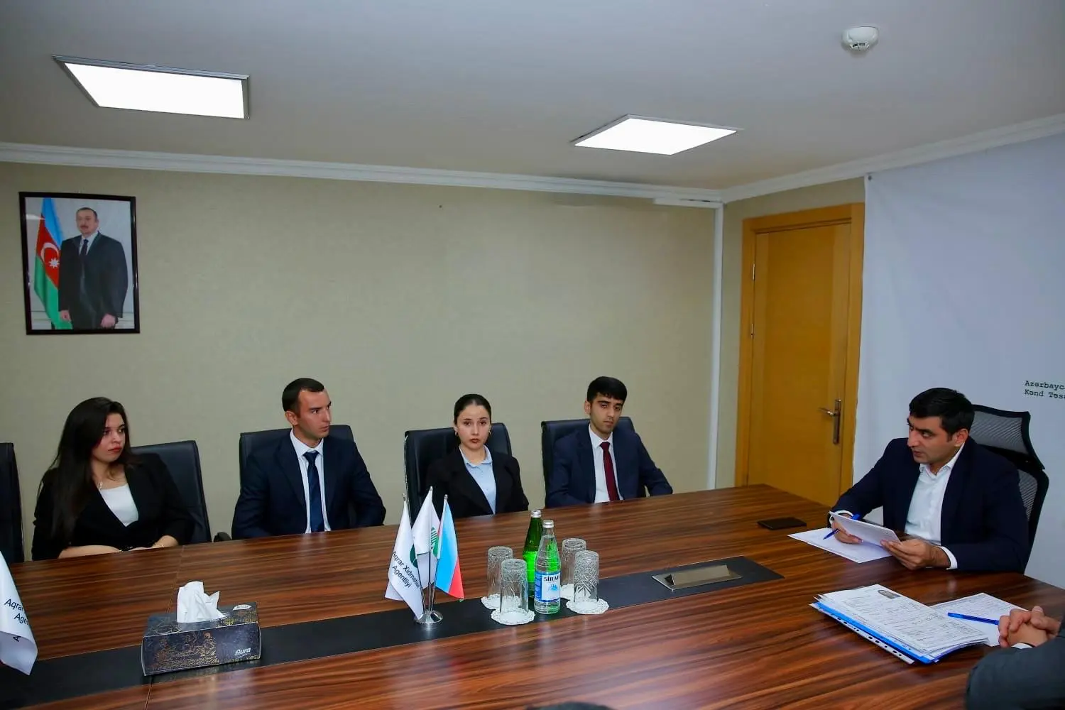 Aqrar Xidmətlər Agentliyində “Yay Təcrübə Proqramı”nda uğur qazanmış gənc mütəxəssislərlə görüş keçirilib
